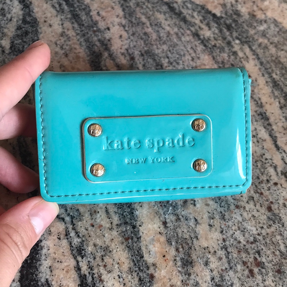 Tiffany Blue Kate Spade mini wallet